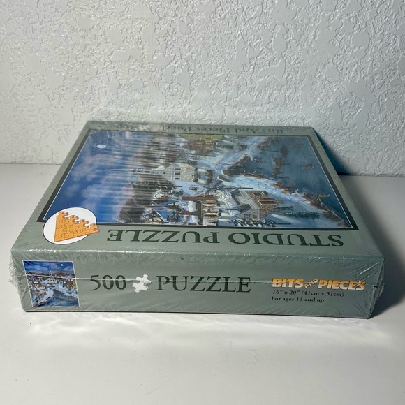 BITS AND PIECES, "CUTTING ICE", BOB FAIR, 500 PIECE Jigsaw Puzzle NEW & SEALED - Picture 3 of 6